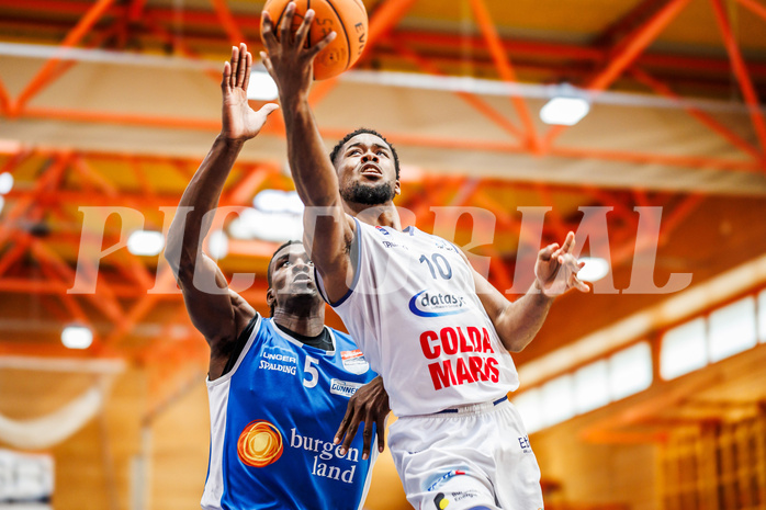 Basketball, win2day Basketball Superliga 2023/224, 09. Qualifikationsrunde, BBC Nord Dragonz, Oberwart Gunners, Austen Awosika (10)