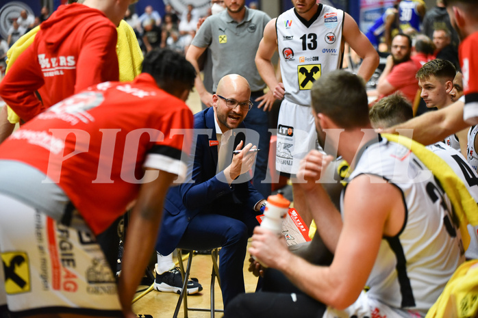 Basketball Superliga 2021/22, Viertelfinale Spiel 2, Flyers Wels vs Swans Gmunden
