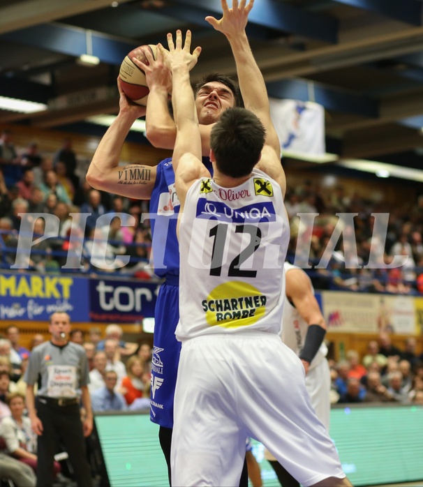 Basketball ABL 2016/17, Grunddurchgang 25.Runde Gmunden Swans vs. Oberwart Gunners



