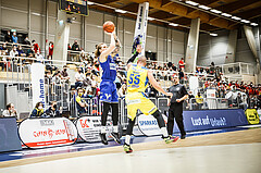 Basketball, bet-at-home Basketball Superliga 2021/22, Grunddurchgang 15.Runde, SKN St. Pölten Basketball, Oberwart Gunners, Travis Atson (4)