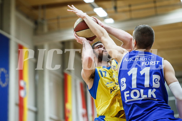 Basketball, Admiral Basketball Superliga 2019/20, Grunddurchgang 15.Runde, SKN St. Pölten Basketball, Oberwart Gunners, Jakob Wonisch (17)