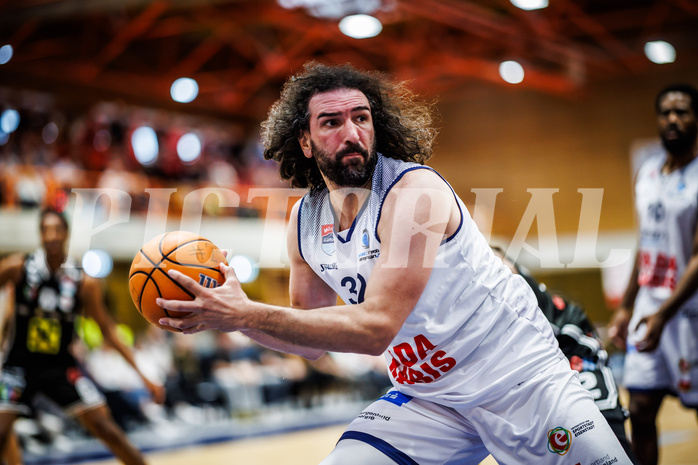 Basketball, Win2Day Superliga 2024/25, Playoffs Viertelfinale Spiel 4, BBC Nord Dragonz, Flyers Wels, Sead Hadzifejzovic (32)