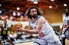Basketball, Win2Day Superliga 2024/25, Playoffs Viertelfinale Spiel 4, BBC Nord Dragonz, Flyers Wels, Sead Hadzifejzovic (32)