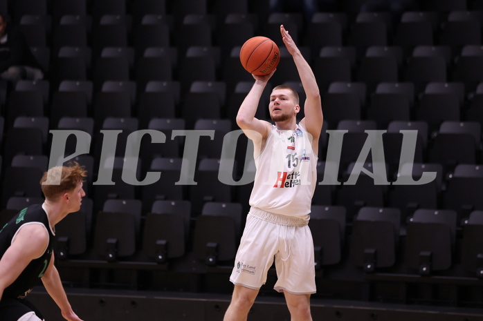 19.02.2023, Graz, Raiffeisen Sportpark Graz, Basketball Zweite Liga 2022/23, Grunddurchgang, Runde 17, Future Team Steiermark vs Union Deutsch Wagram Alligators