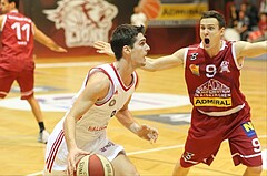 Basketball ABL 2015/16 Grunddurchgang 19.Runde Traiskirchen Lions vs. BC Vienna