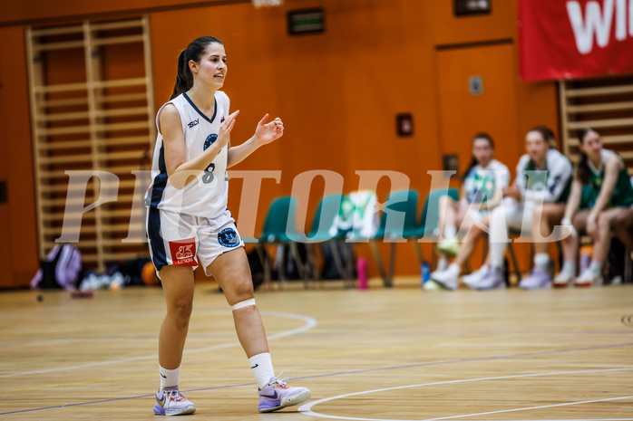 Basketball, Win2Day Basketball Damen Superliga 2024/25, Grunddurchgang 7.Runde, Vienna Timberwolves, UBI Graz, Aleksandra Novakovic (8)