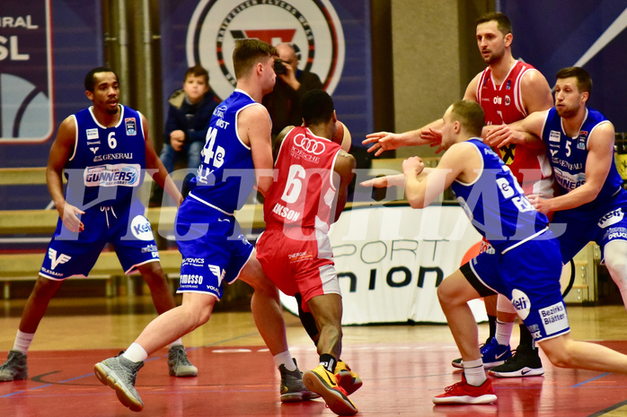 Basketball Superliga 2019/20, Grunddurchgang 20. Runde Flyers Wels vs. Oberwart Gunners


