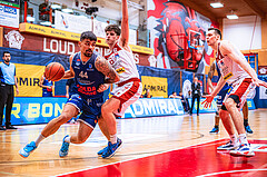 Basketball, Win2Day Superliga 2022/23, 6. Qualifikationsrunde, Traiskirchen Lions, BBC Nord Dragonz, Fabio Söhnel (44)
