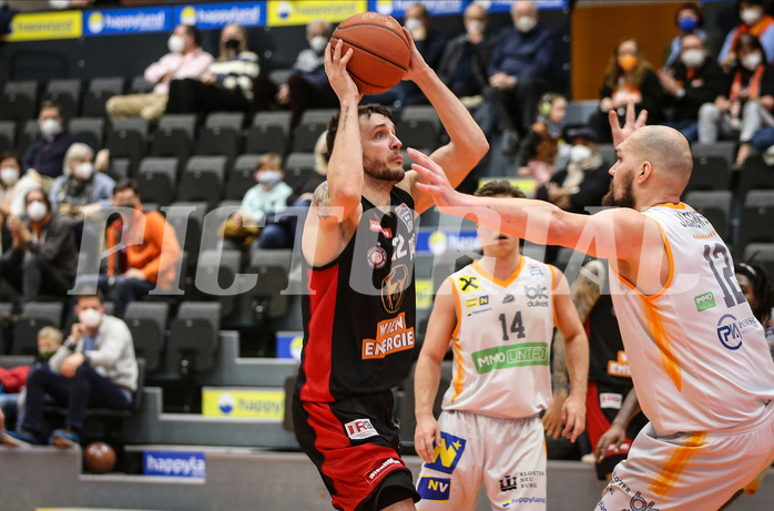 Basketball Superliga 2021/22, Grunddurchgang 12.Runde Klosterneuburg Dukes vs. BC Vienna


