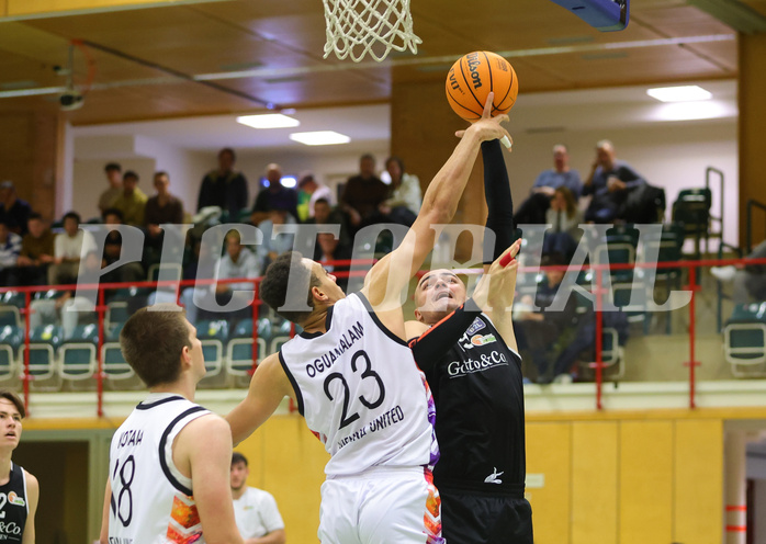 Basketball Zweite Liga 2023/23, Grunddurchgang 4.Runde Vienna United vs. Basket Flames


