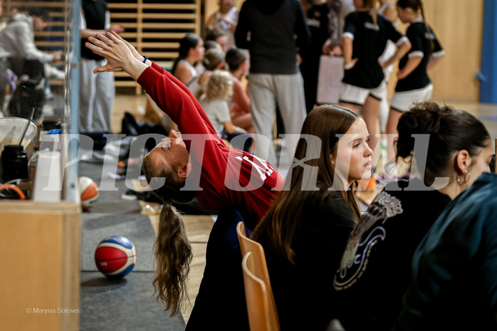 22.02.2025 Österreichischer Basketballverband 2024/25, SLWU19 Basket Flames UNION vs Basket Duchess