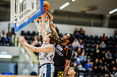 Basketball, Win2Day Superliga 2023/24, 1. Qualifikationsrunde, Vienna Timberwolves, Fürstenfeld Panthers, Ivor Kuresevic (44), Hegel Augustin (17)