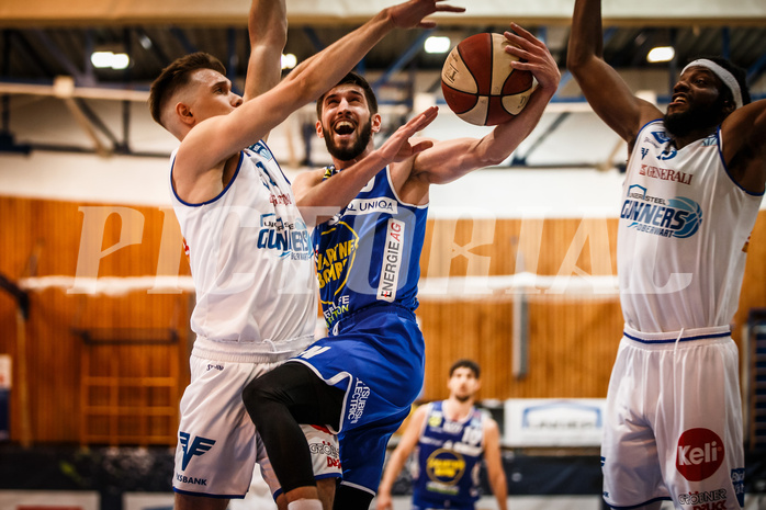 Basketball, bet-at-home Basketball Superliga 2020/21, Halbfinale Spiel 4, Oberwart Gunners, Gmunden Swans, Daniel Friedrich (6)