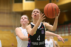Basketball Damen Superliga 2021/22, Grundducrhgang 14.Runde Vienna United vs. KOS Celovec


