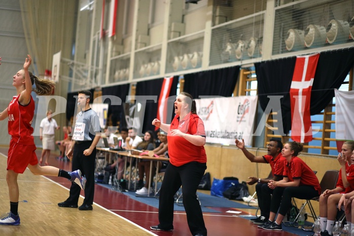 Basketball Nationalteam WU16 2015  Team Austria vs. Team Denmark