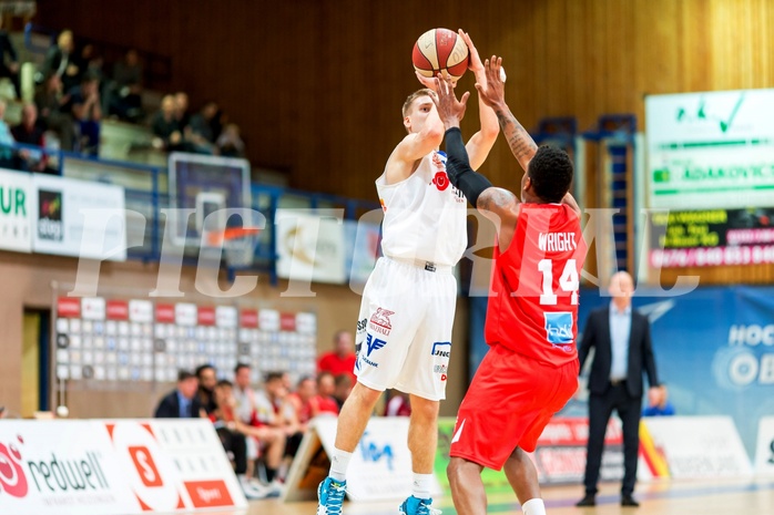 Basketball ABL 2015/16 Grunddurchgang 33.Runde Oberwart Gunners vs. WBC Wels