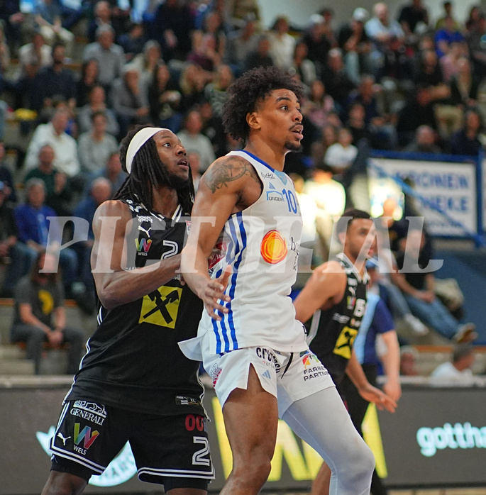 Basketball Superliga 2024/25, 10.Plazierungsrunde Oberwart Gunners vs. Flyers Wels