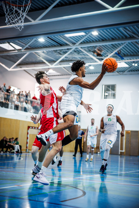Basketball, Basketball Zweite Liga 2024/25, Grunddurchgang 1.Runde, Deutsch Wagram Alligators, Upper Austrian Ballers, Steven Kaltenbrunner (8)