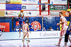 Basketball, Win2Day Superliga 2024/25, Playoffs, Halbfinale Spiel 2, Traiskirchen Lions, Oberwart Gunners, Robert Allen (10)