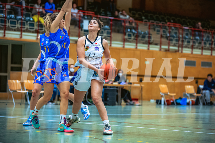 Basketball Basketball Damen Superliga 2021/22, Grunddurchgang 5.Runde Vienna United vs. DBB LZ OÖ
