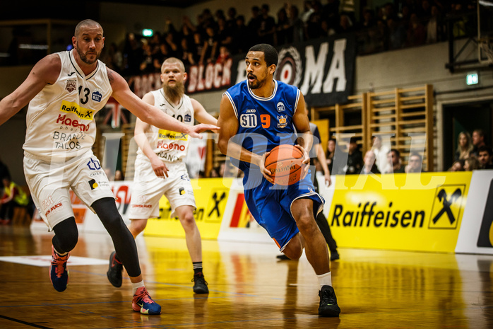Basketball, Basketball Zweite Liga 2022/23, Playoff, Viertelfinale Spiel 2
, Mattersburg Rocks, BBU Salzburg, L. O´neal (9)
