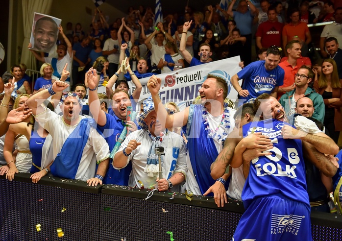 Basketball ABL 2015/16 Playoff Finale Spiel 3 WBC Wels vs Gunners Oberwart