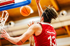 Basketball, win2day Basketball Superliga 2023/24, Grunddurchgang 14.Runde, Traiskirchen Lions, BC Vienna, Darko Bajo (13)