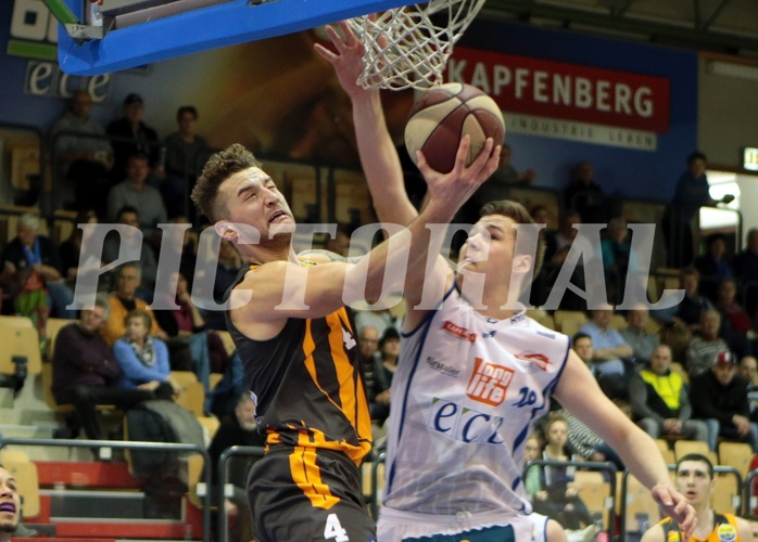 08.03.2017 Basketball ABL 2016/17 Grunddurchgang 27. Runde Kapfenberg bulls vs bk dukes Klosterneuburg