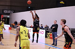 01.04.2023, Graz, Raiffeisen Sportpark Graz, Basketball Superliga 2022/23, 7. Qualifikationsrunde, UBSC Raiffeisen Graz vs. CITIES Panthers Fürstenfeld 