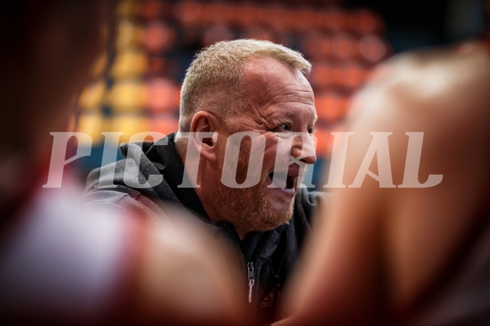 Basketball, ABL 2018/19, Playoff VF Spiel 3, BC Vienna, Oberwart Gunners, Luigi Gresta (Head Coach)