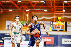 Basketball, win2day Basketball Superliga 2024/25, Grunddurchgang Runde 2, BBC Nord Dragonz, Klosterneuburg Dukes, Rayshawn Mart (3)