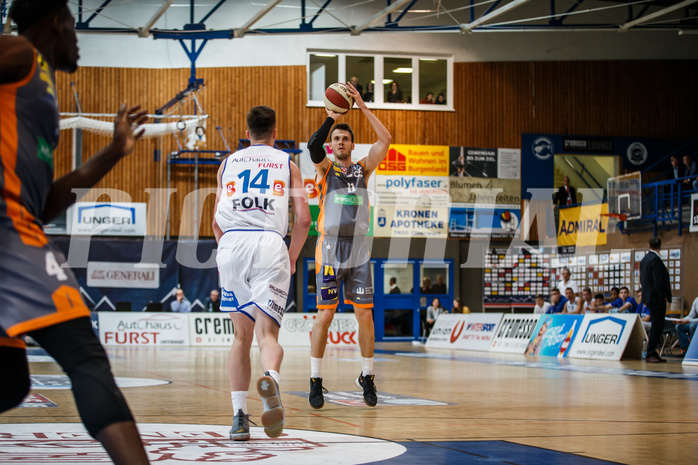 Basketball, Admiral Basketball Superliga 2019/20, Grunddurchgang 16.Runde, Oberwart Gunners, Klosterneuburg Dukes, Maximilian Hopfgartner (11)