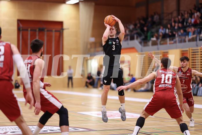Basketball Zweite Liga 2024/25, Grunddurchgang 21.Runde Mistelbach Mustangs vs. Raiders Tirol