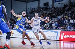 Basketball, Admiral Basketball Superliga 2019/20, Grunddurchgang 6.Runde, Oberwart Gunners, St. Pölten, Sebastian Käferle (7)