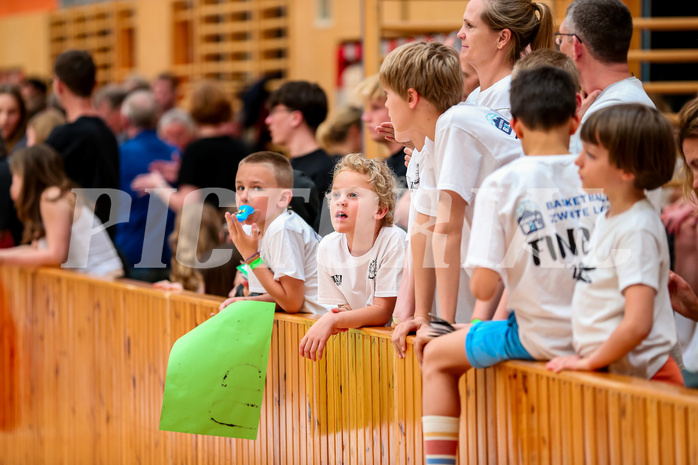 Basketball Zweite Liga 2023/24, Playoff, Finale Spiel 3 Mistelbach Mustangs vs. Union Deutsch Wagram