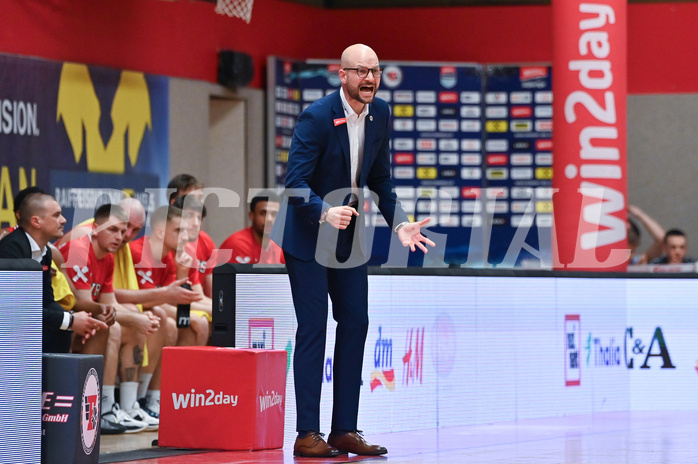 Basketball Superliga 2024/25, Playoff, Viertelfinale Spiel 1, Flyers Wels vs BBC Nord Dragonz,