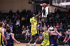 10.04.2023, Graz, Raiffeisen Sportpark Graz, Basketball Superliga 2022/23, 9. Qualifikationsrunde, UBSC Raiffeisen Graz vs. COLDAMARIS BBC Nord Dragonz