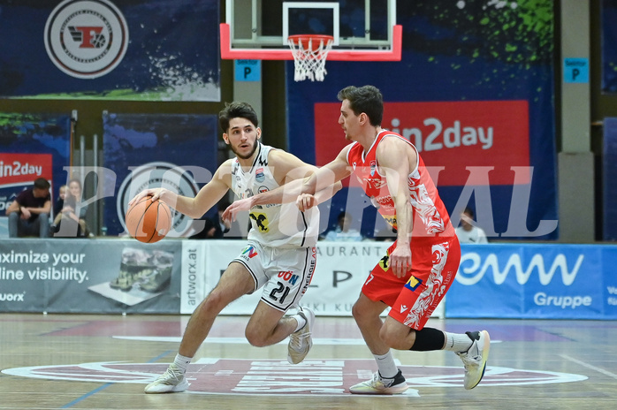 Basketball, Superliga 2024/25, Plazierungsrunde 1.Runde, Flyers Wels vs. Traiskirchen Lions,
