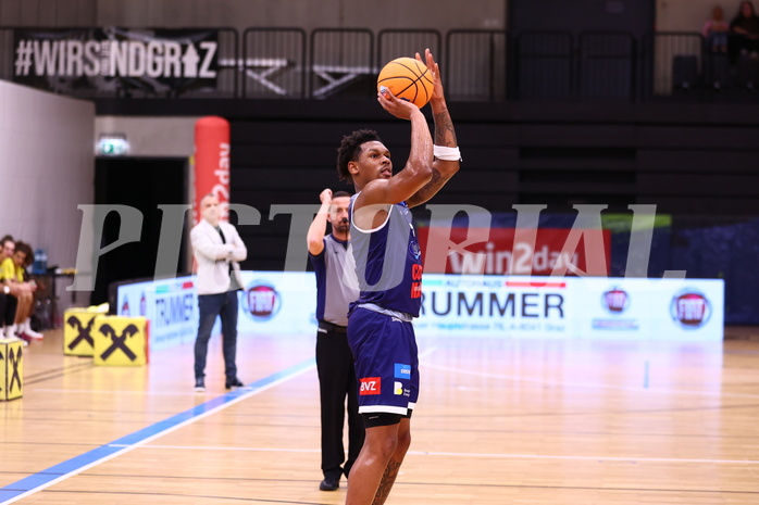 27.09.2024, Graz, Raiffeisen Sportpark Graz, Basketball Superliga 2024/25, Grunddurchgang, Runde 1, UBSC Raiffeisen Graz - COLDAMARIS BBC Nord Dragonz
