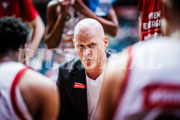 Basketball, Win2Day Superliga 2024/25, Grunddurchgang 20.Runde, BC Vienna, Kapfenberg Bulls, Mike Coffin (Head. Coach)