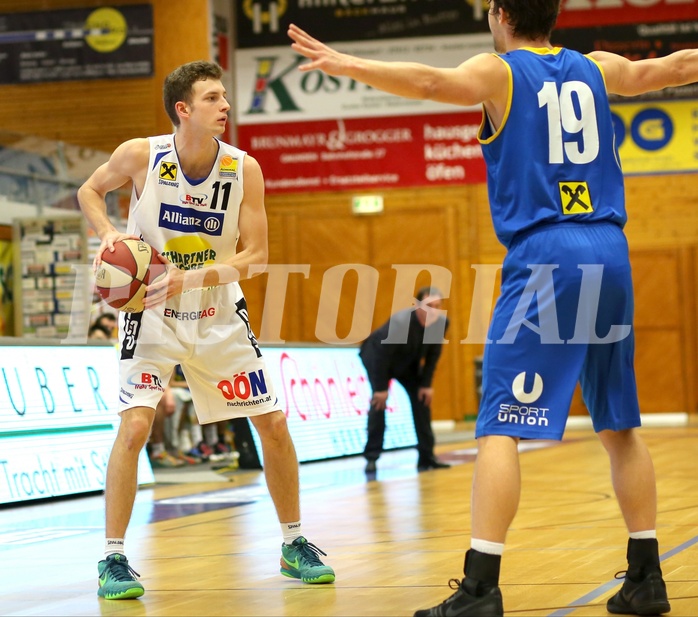 Basketball ABL 2015/16 Grunddurchgang 21.Runde Gmunden Swans vs. UBSC Graz