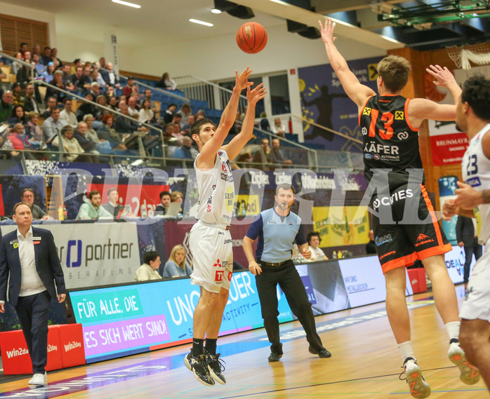 Basketball Superliga 2022/23, Grunddurchgang 19.Runde Gmunden Swans vs. Fürstenfeld Panthers