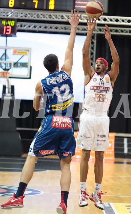 24.02.2017 Basketball ABL 2016/17 Grunddurchgang 24. Runde bc Vienna vs Kapfenberg bulls