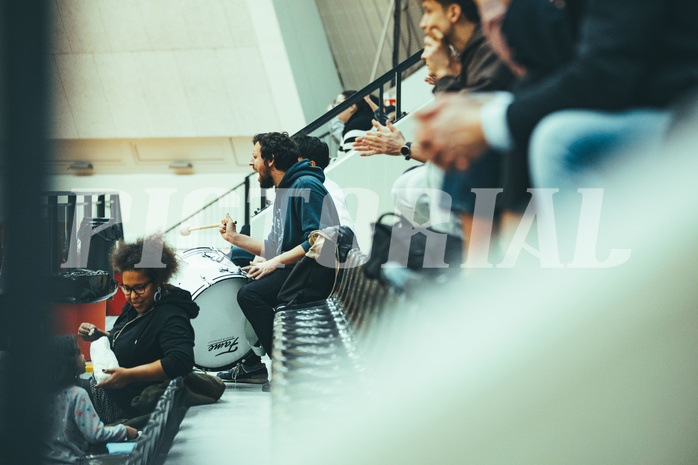 Basketball, Win2Day Basketball Damen Superliga 2023/24, Grunddurchgang 10.Runde, Vienna Timberwolves, DBB LZ OÖ, feature, fans