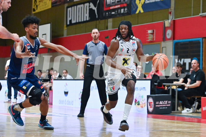 Basketball Superliga 2024/25, Playoff, Viertelfinale Spiel 3, Flyers Wels vs BBC Nord Dragonz,
