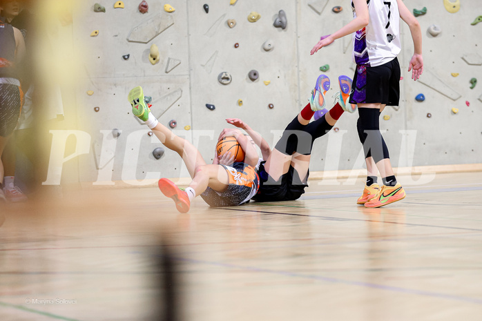 16.02.2025 Österreichischer Basketballverband 2024/25, SLWU16 Vienna United vs Basket Duchess