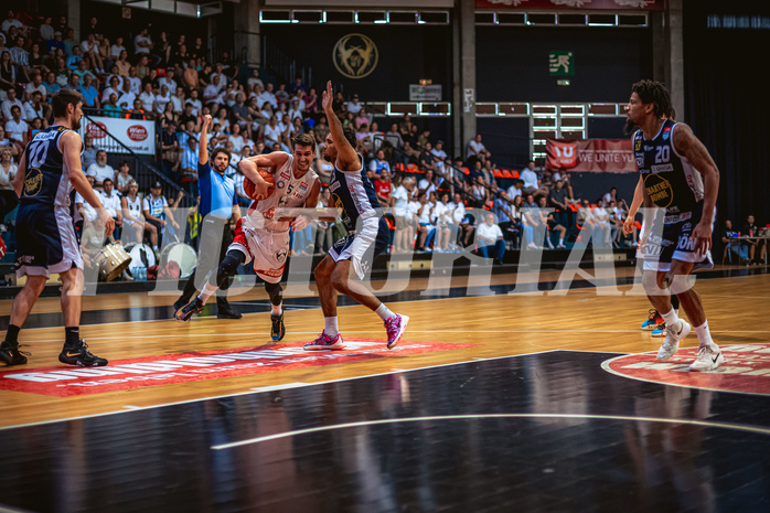 Basketball, Win2Day Superliga 2022/23, Playoff, Finale Spiel 4, BC Vienna, Gmunden Swans, 