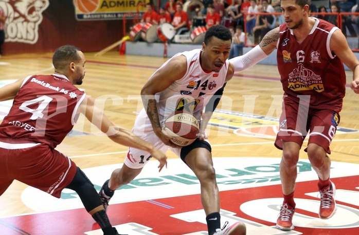 Basketball ABL 2015/16 Grunddurchgang 35.Runde Traiskirchen Lions vs. WBC Wels