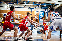 Basketball, bet-at-home Basketball Superliga 2020/21, Grunddurchgang, 18. Runde, Oberwart Gunners, Traiskirchen Lions, Nigel Pruitt (11)