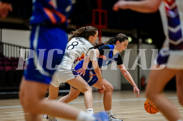 01.03.2025 Österreichischer Basketballverband 2024/25, SLWU19 Vienna United vs. DBB Basketgirls Wels